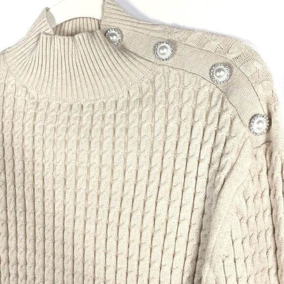 NWT Revolve Stitches and Stripes Lilit Turtleneck in Latte womens size medium - Picture 6 of 16